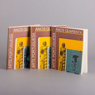 OS ANOS 40 NA ARTE PORTUGUESA. Cat&aacute;logo de exposi&ccedil;&atilde;o "Os Anos 40 na Arte Portuguesa", nas 