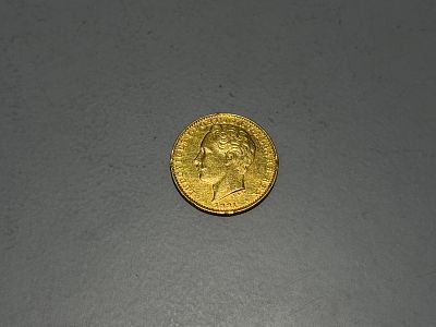 Moeda de ouro 10.000 Reis - D. Lu&iacute;s – 1868. Moeda de ouro 10.000 Reis - D. Lu&iacute;s - 1868. 