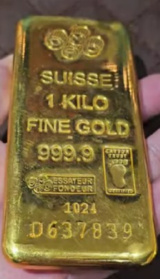 NowLeiloes | Leil&atilde;o Ouro | Barra de Ouro 1kg 24k 999