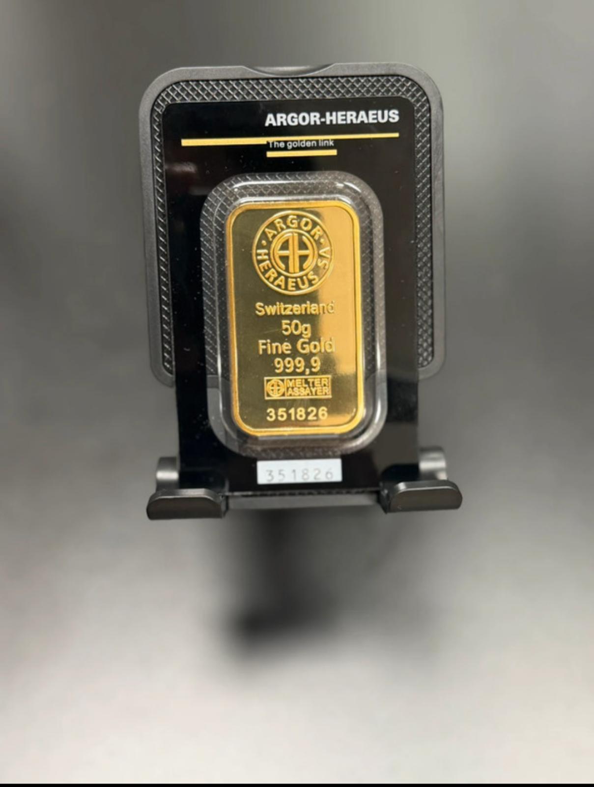 NowLeiloes | Leil&atilde;o Ouro | Barra de Ouro 50gr 24K 999