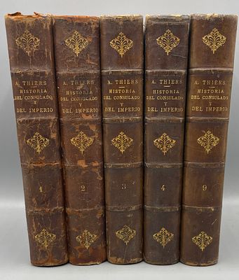 Тьер А. История консульства и империи: продолжение истории Французской революции. Тома 1-4, 9. Hi 