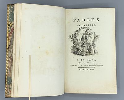 [1775] [99 иллюстраций] Новые басни. Клод Жозеф Дорат. На французском языке . Dorat, Claude. 