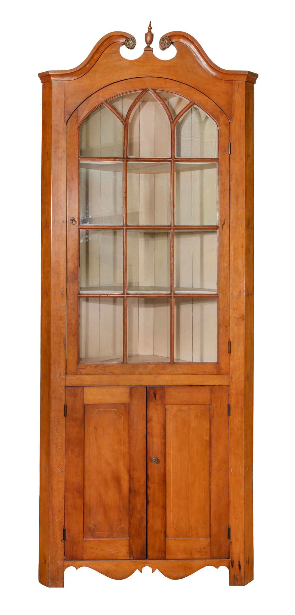 Lot 170: Cherry Corner Cabinet
