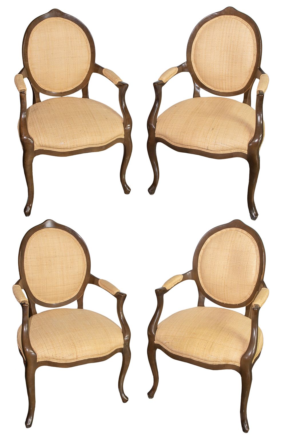 Lot 178: Louis XV Dining Armchair Assortment