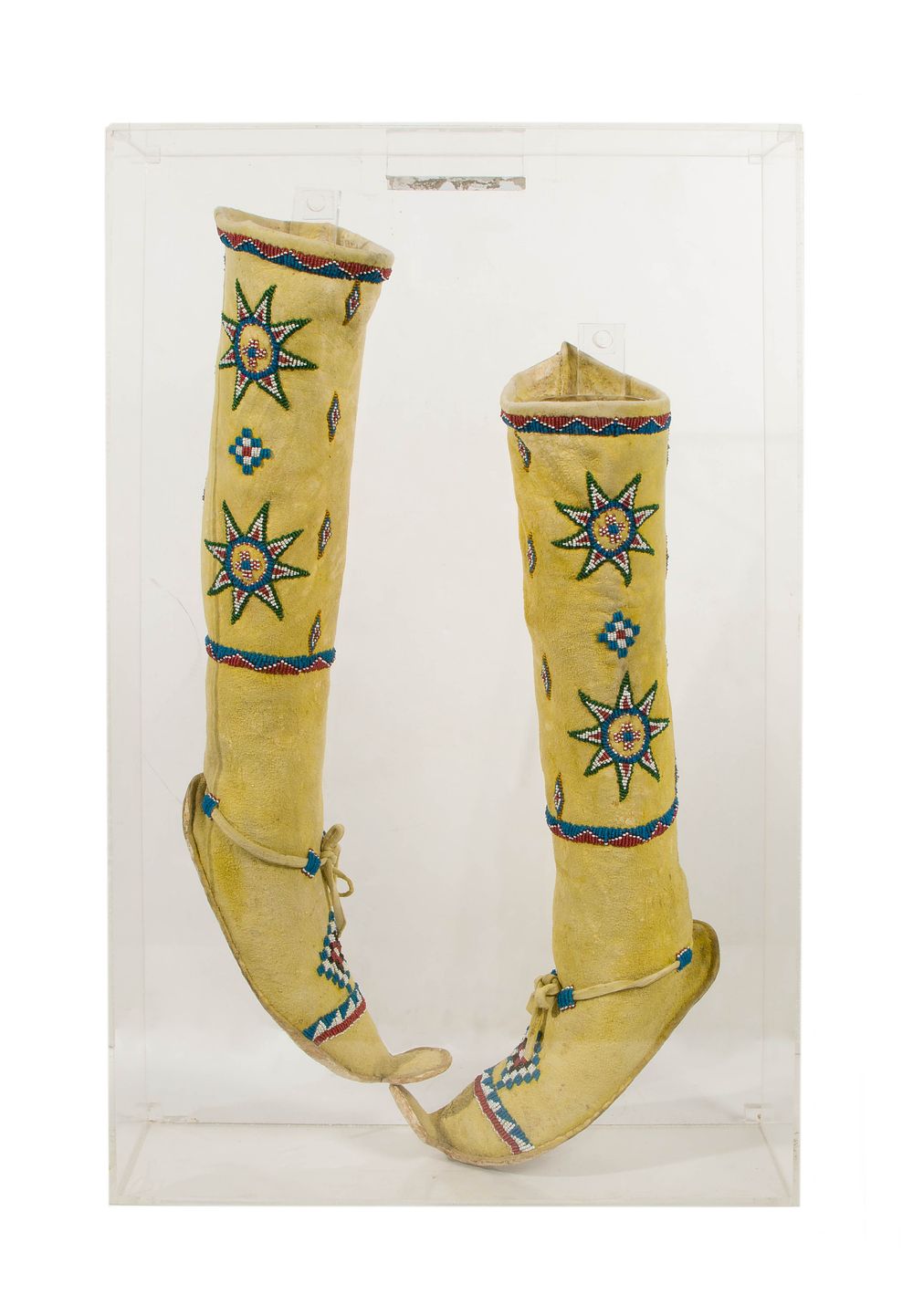 Lot 185: Native American Apache Boot Moccasins