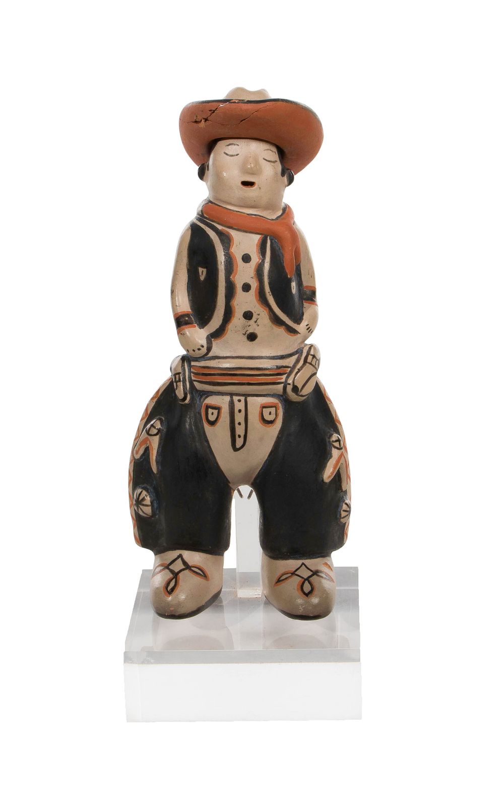 Lot 190: Pueblo Cochiti Style Figurine