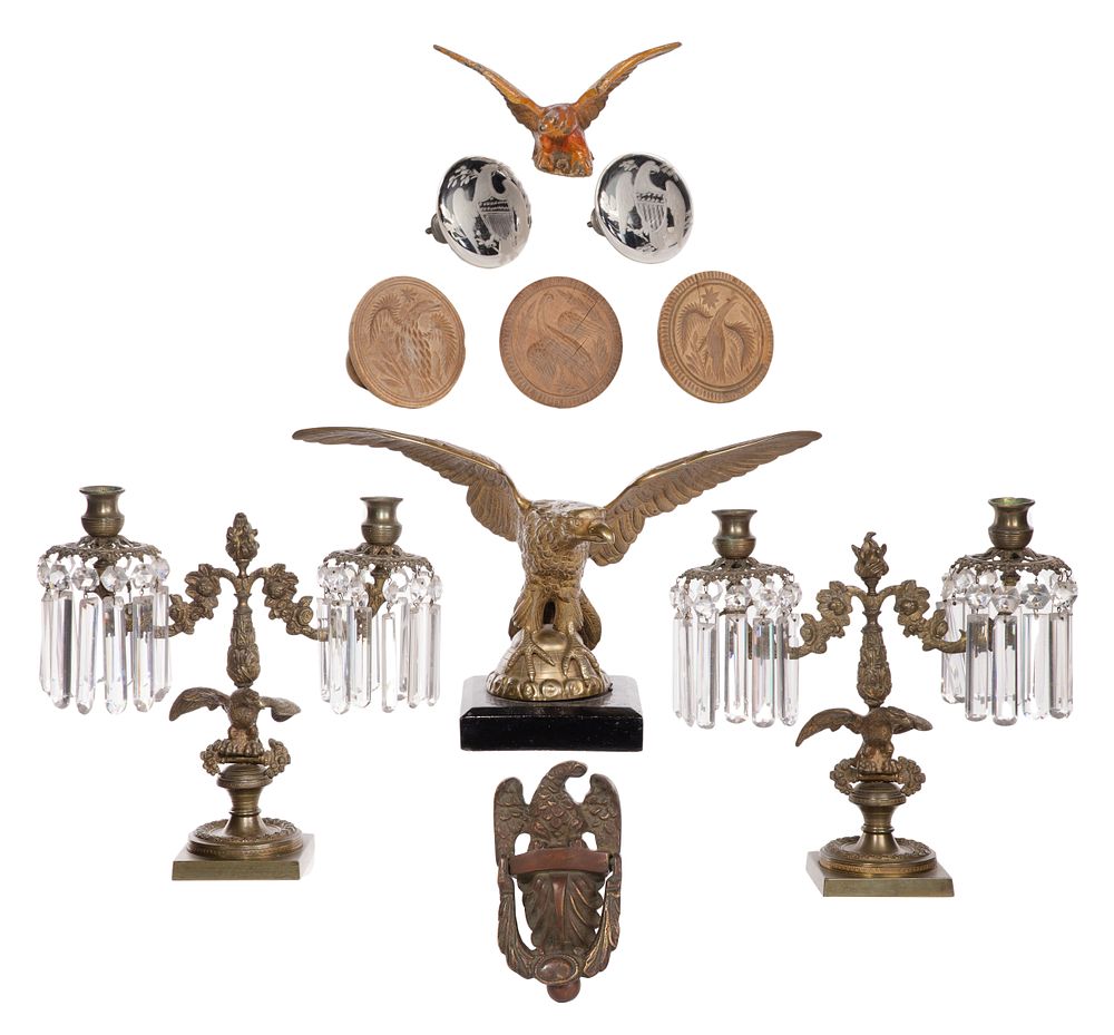 Lot 199: Decorative Eagle Object Assortment