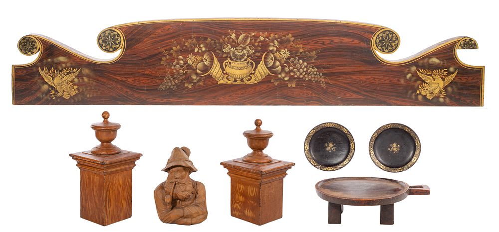 Lot 200: Decorative Wood Object Assortment