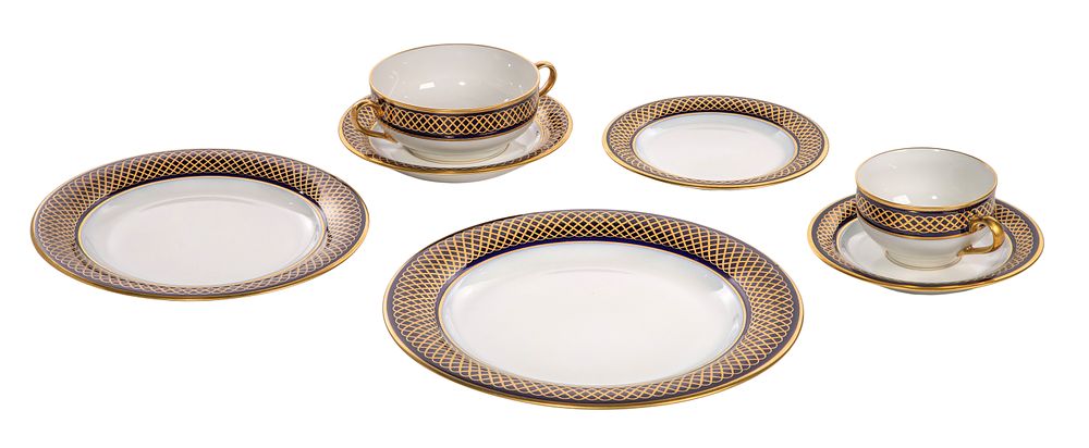 Lot 233: Bernardaud Limoges for Asprey Carousel China Service