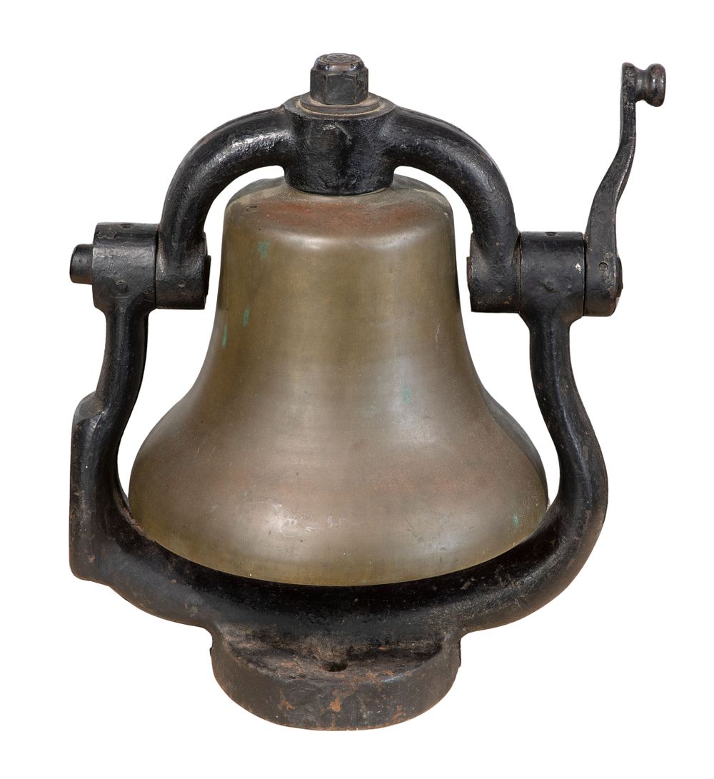 Lot 268: Brass Railroad Steam Locomotive Bell