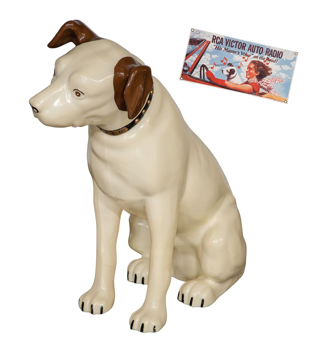 Lot 282: RCA Victor Nipper 36-inch Store Display