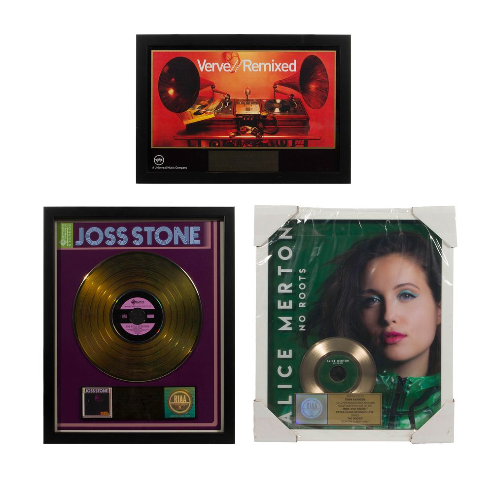 Lot 288: Record Sales Award Assortment