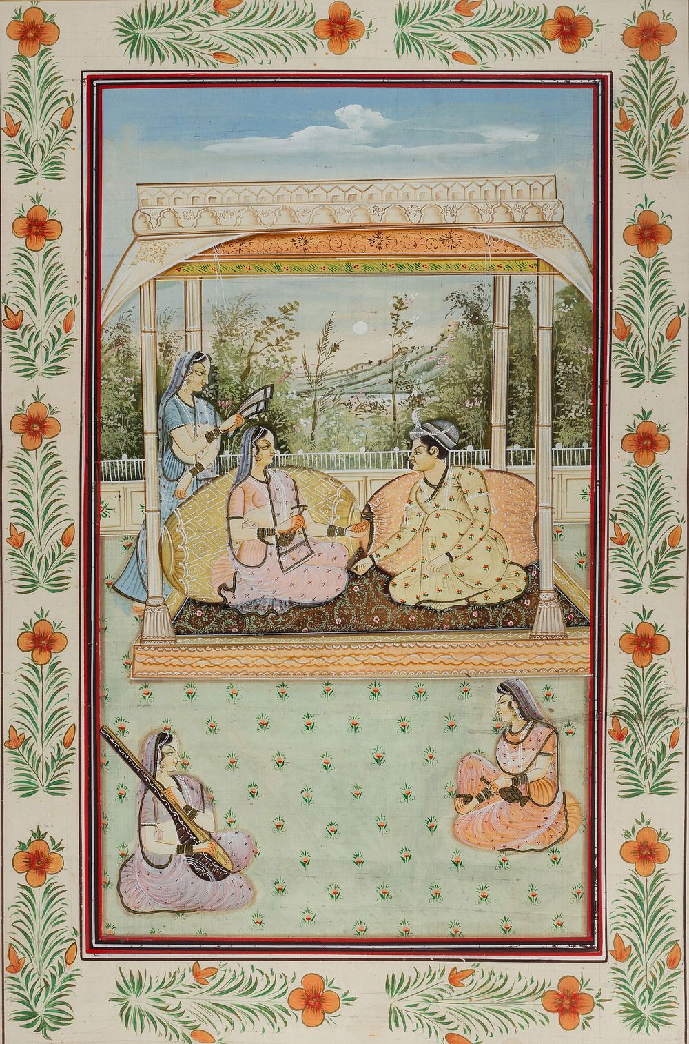 Lot 164: Indian School (19th Century) Gouache on Paper