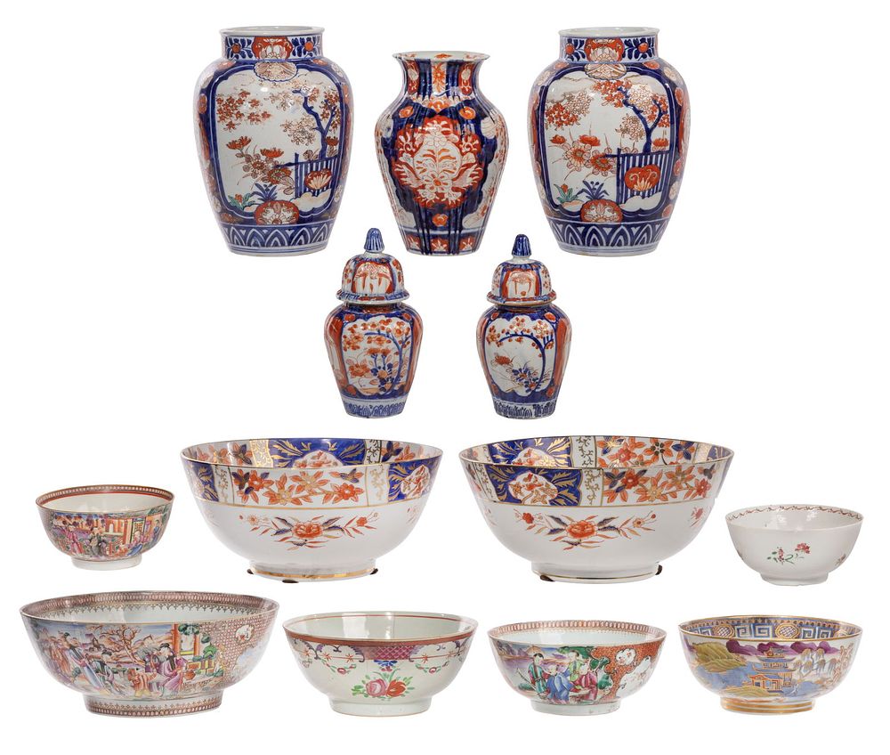 Lot 167: Japanese Imari Porcelain Assortment
