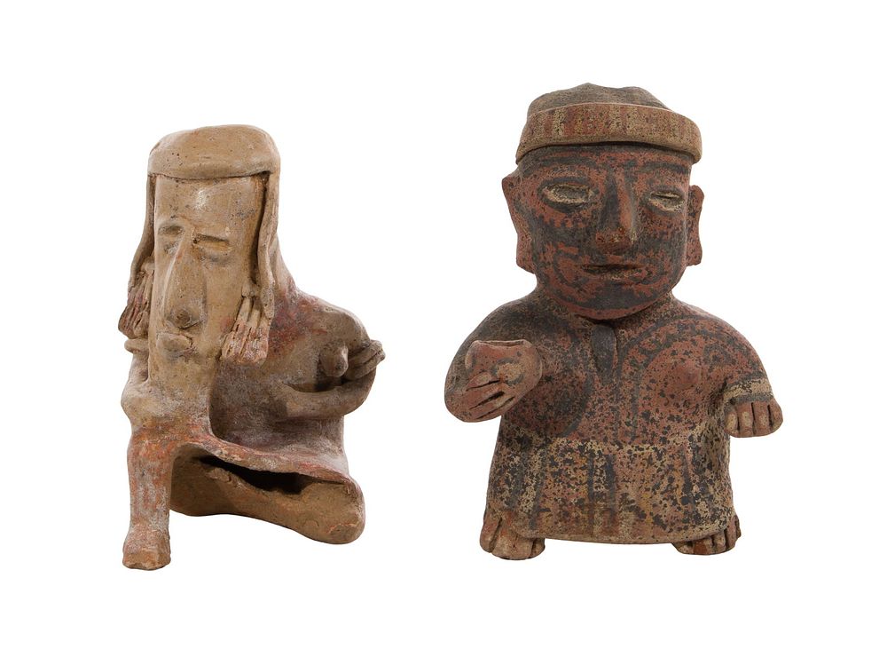 Lot 186: Pre-Columbian Style Jalisco Pottery Figurines