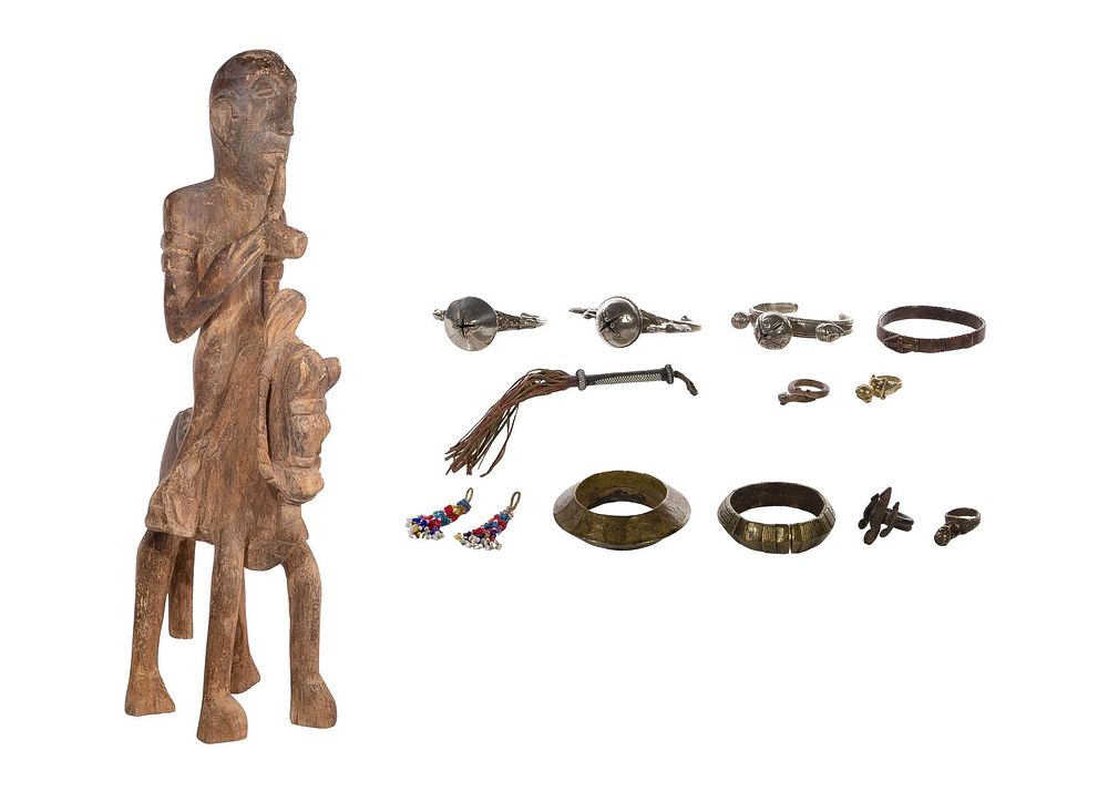 Lot 197: Ethnographic Jewelry and Ornament Assortment