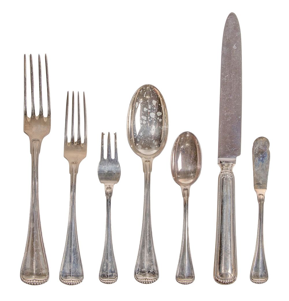 Lot 202: Buccellati Milano Sterling Silver Flatware Service