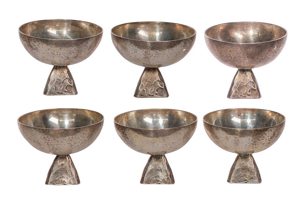 Lot 214: William Frederick Sterling Silver Salt Cellars