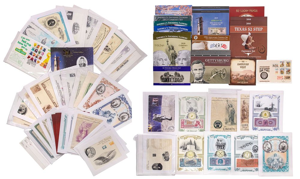 Lot 226: United States Currency and Engraving Assortment
