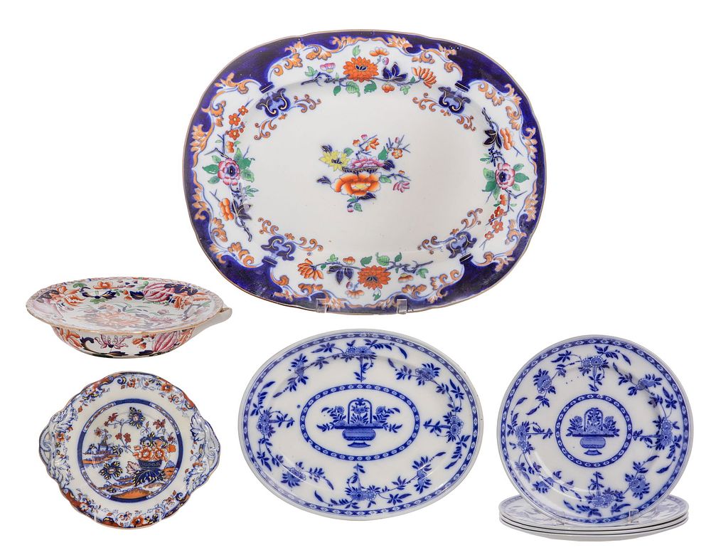 Lot 248: Minton and Delft Pottery Assortment