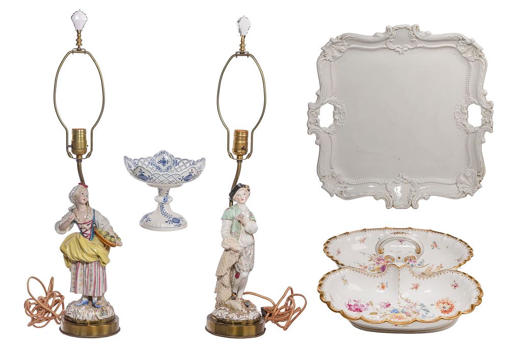 Lot 254: Meissen Porcelain Assortment