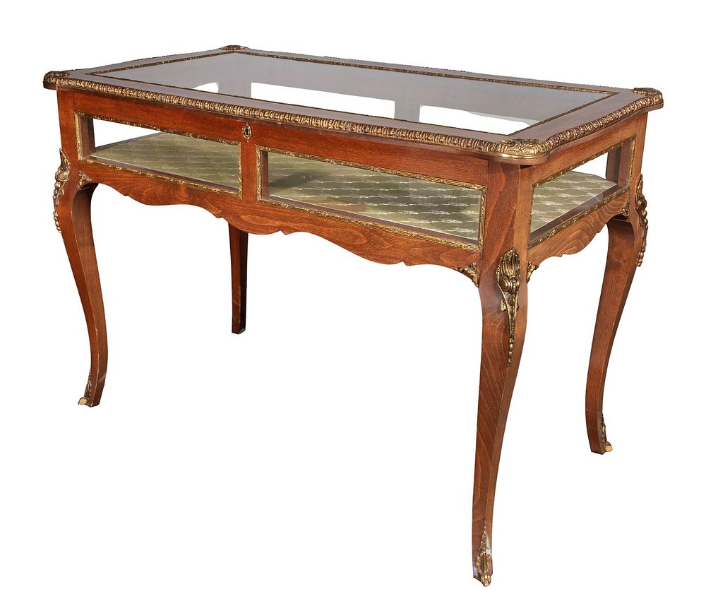 Lot 267: Louis XV Style Vitrine Table