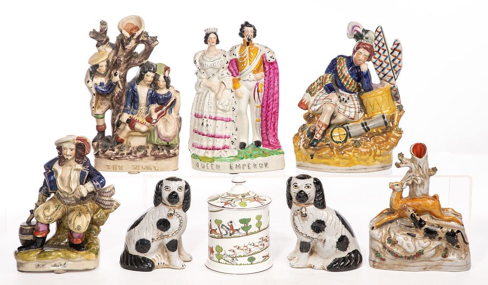 Lot 302: Staffordshire Figurine Assortment