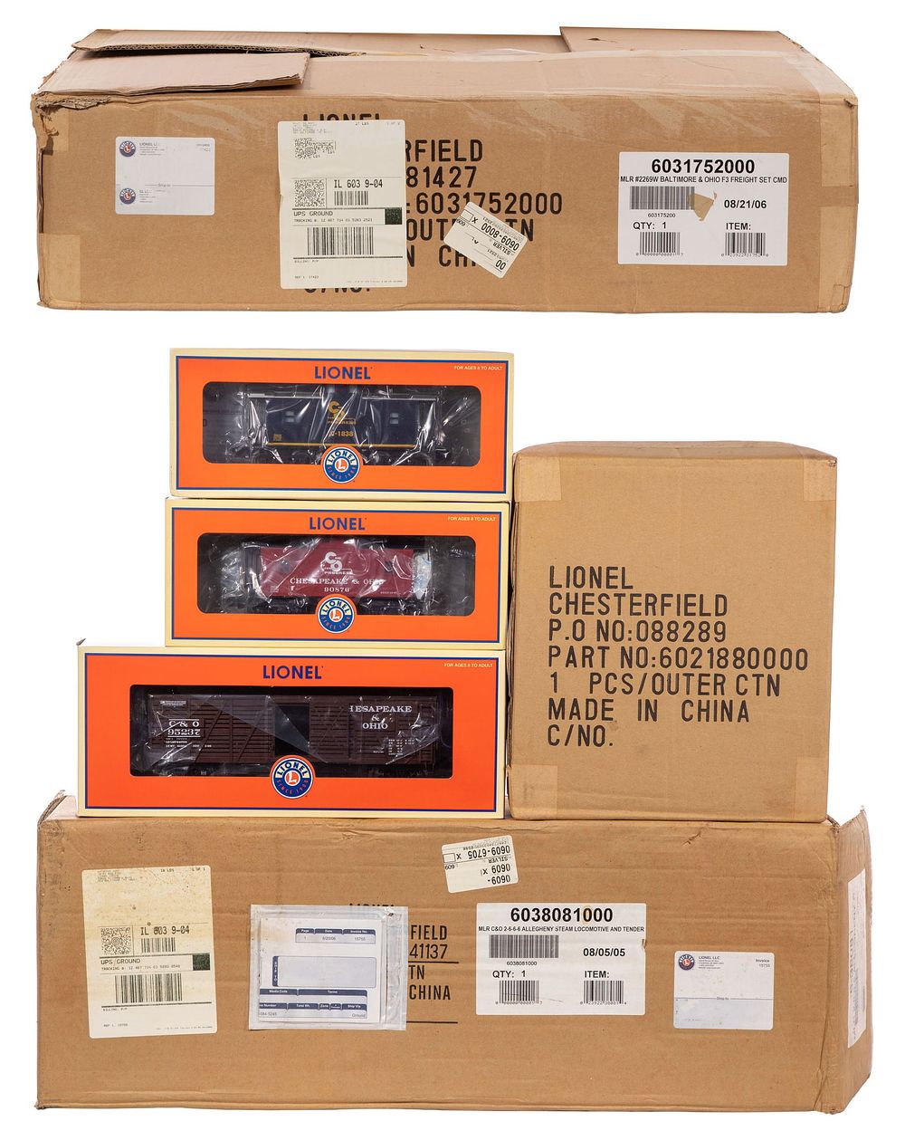 Lot 336: Lionel Model Train O Scale Assortment