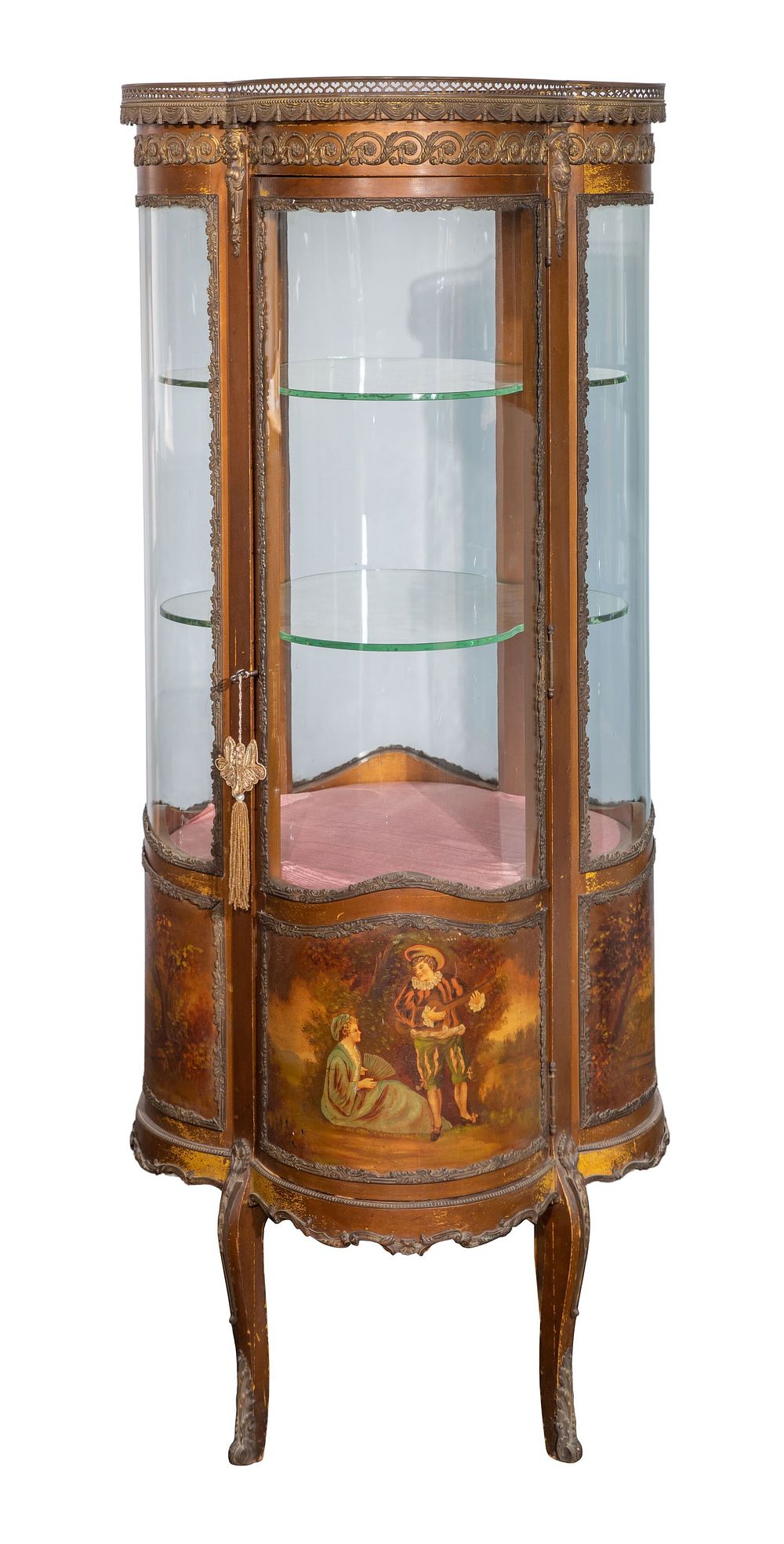 Lot 166: Louis XVI Style Vitrine Cabinet