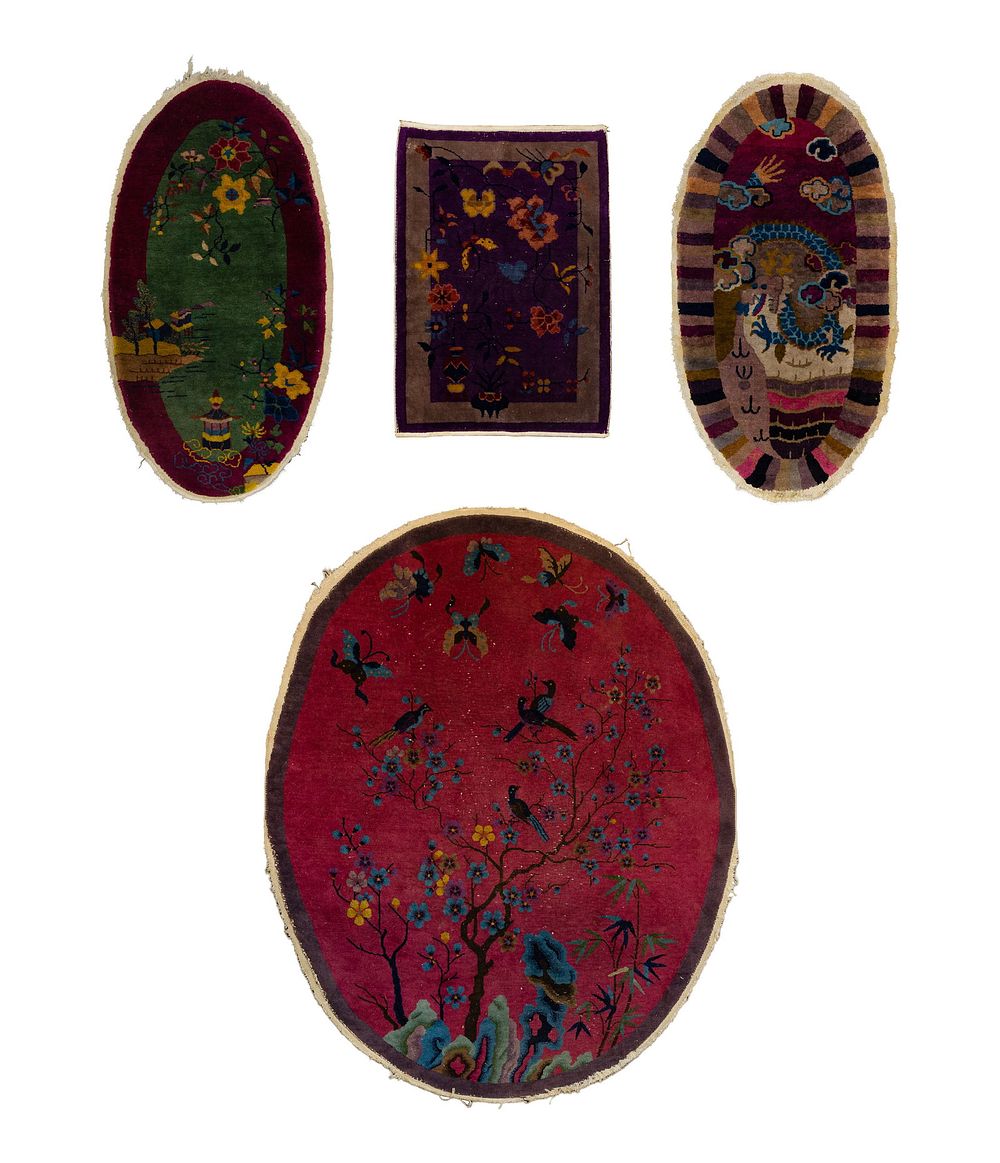 Lot 184: Chinese Art Deco Style Rug Assortment