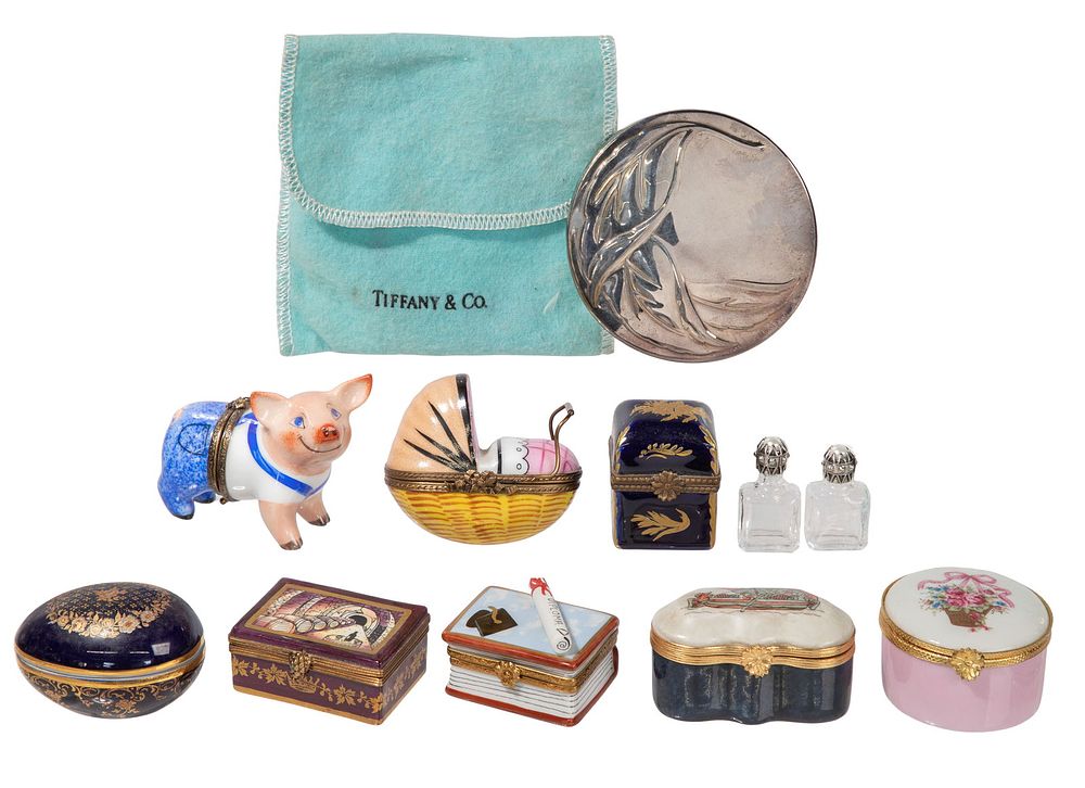 Lot 196: Limoges Trinket Box Assortment