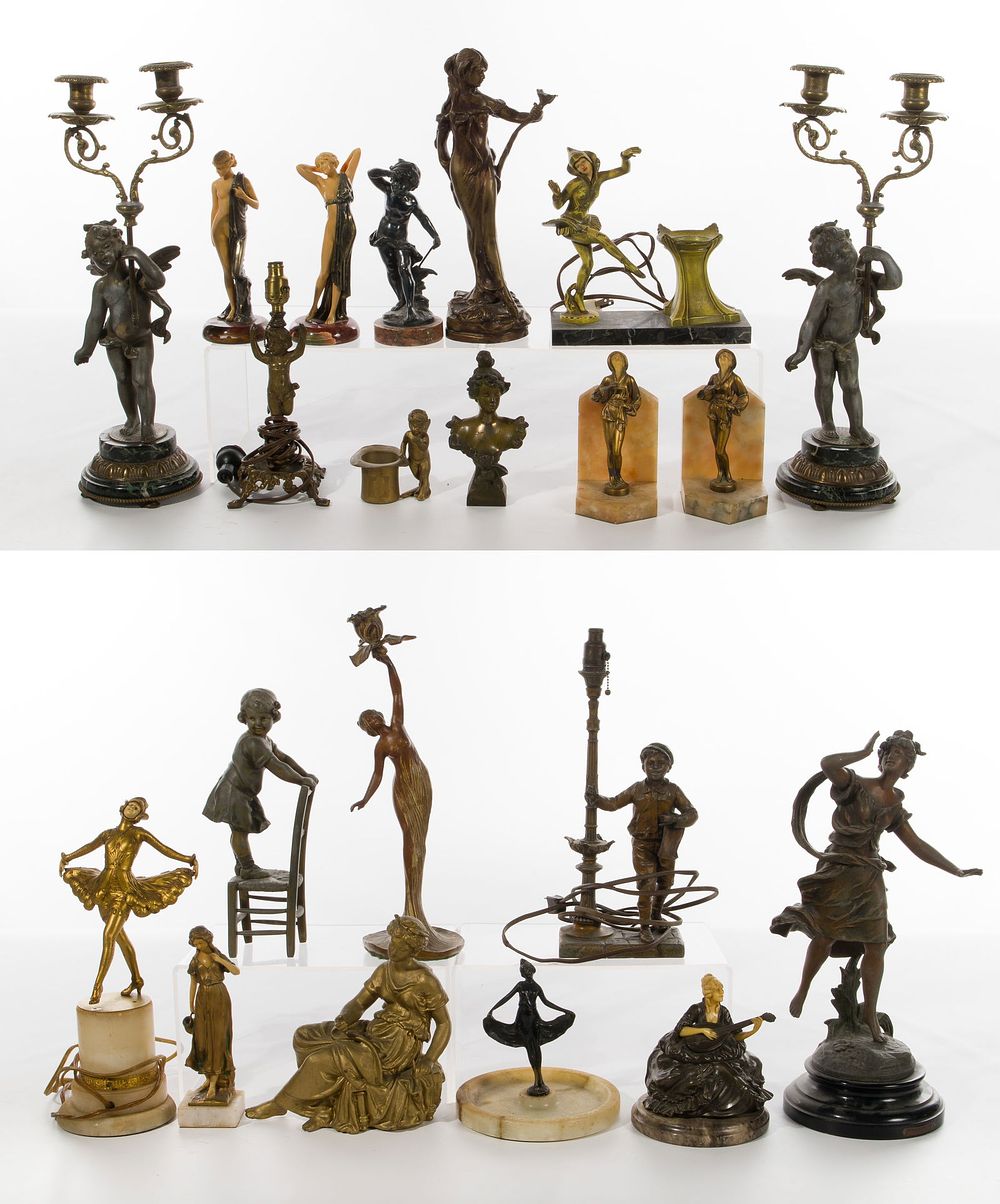Lot 206: Decorative Metal Sculpture Assortment