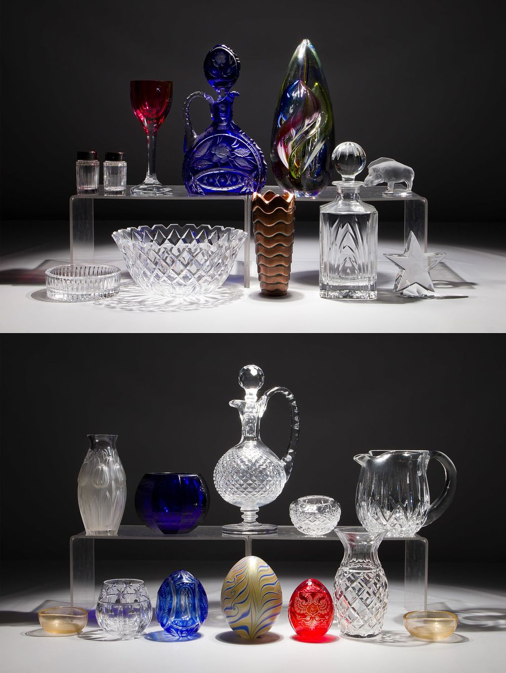 Lot 214: Art Glass and Crystal Assortment