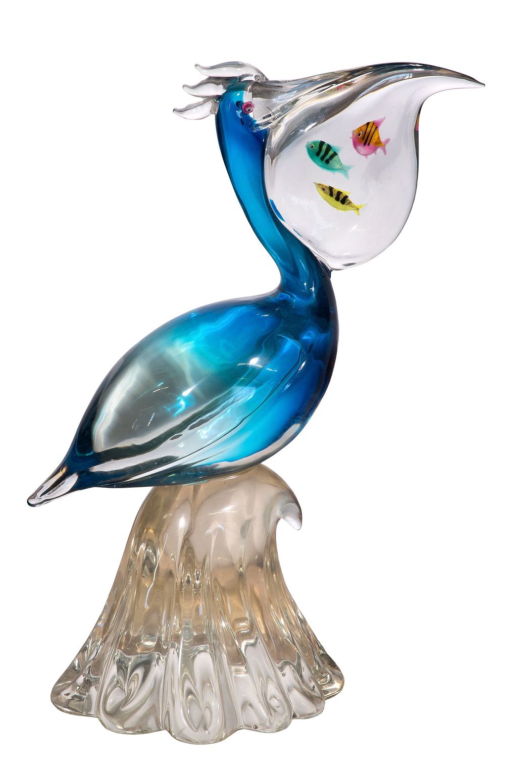 Lot 222: Elio Raffaeli for Oggetti Murano Glass Pelican