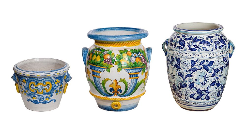 Lot 239: Decorative Ceramic Planter Assortment