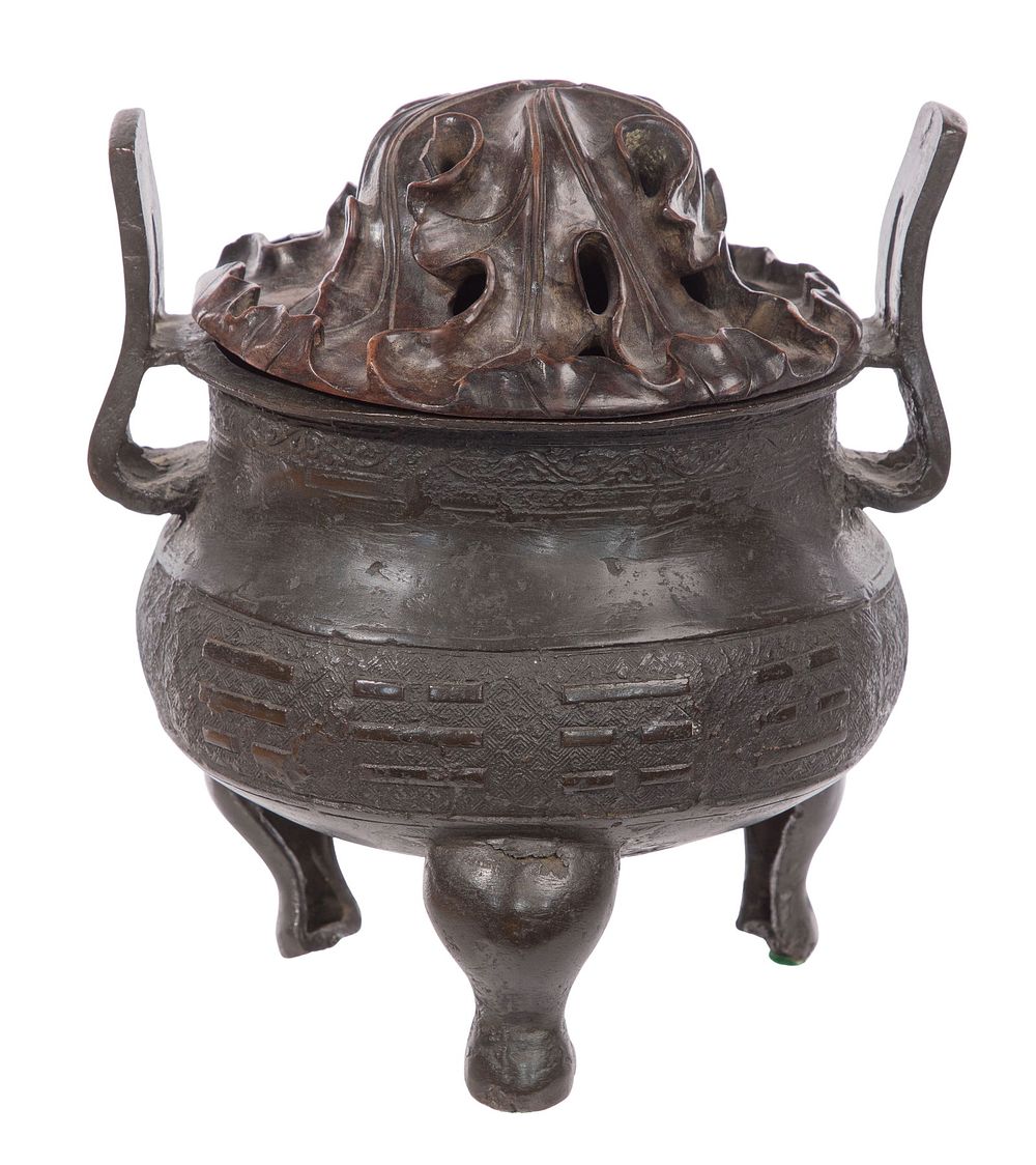 Lot 269: Chinese Qing Style Bronze Censer