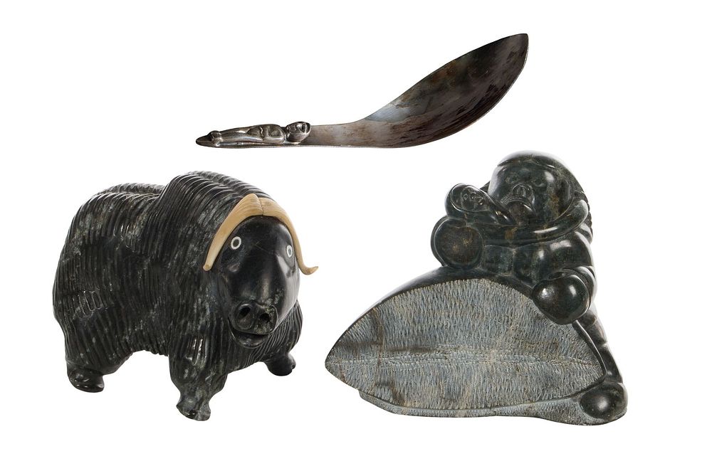 Lot 277: Inuit Soapstone Sculptures