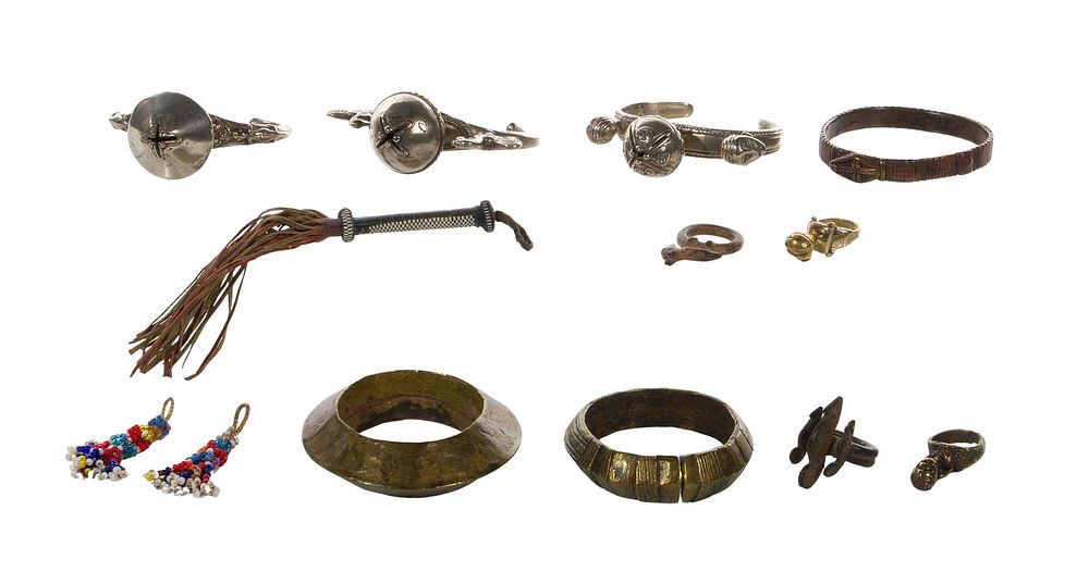 Lot 283: Ethnographic Jewelry and Ornament Assortment