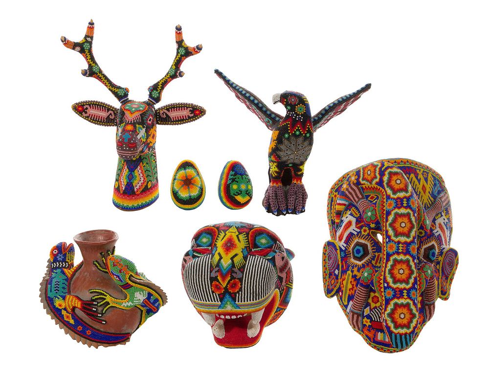 Lot 293: Mexican Beaded Art Assortment
