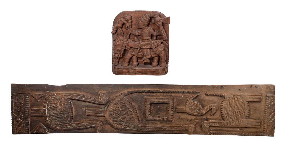 Lot 294: African Carved Wood Panels