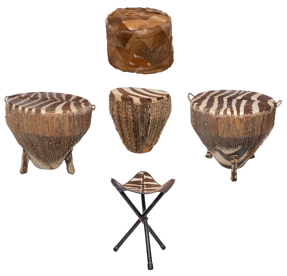 Lot 319: Zebra Hide Assortment