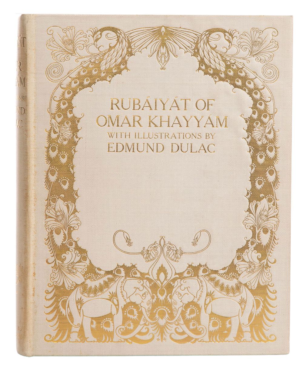 Lot 233: Rubaiyat of Omar Khayyam Book and French Illumination Assortment