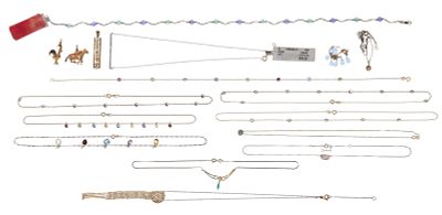 14k Yellow Gold Necklace and Pendant Assortment (17) items including (14) various style 