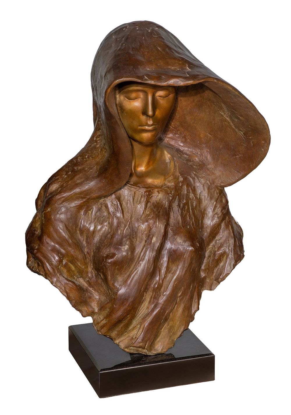 Lot 157: Frederick Hart (American, 1946-1999) 'The Source: Bust' Bronze Sculpture