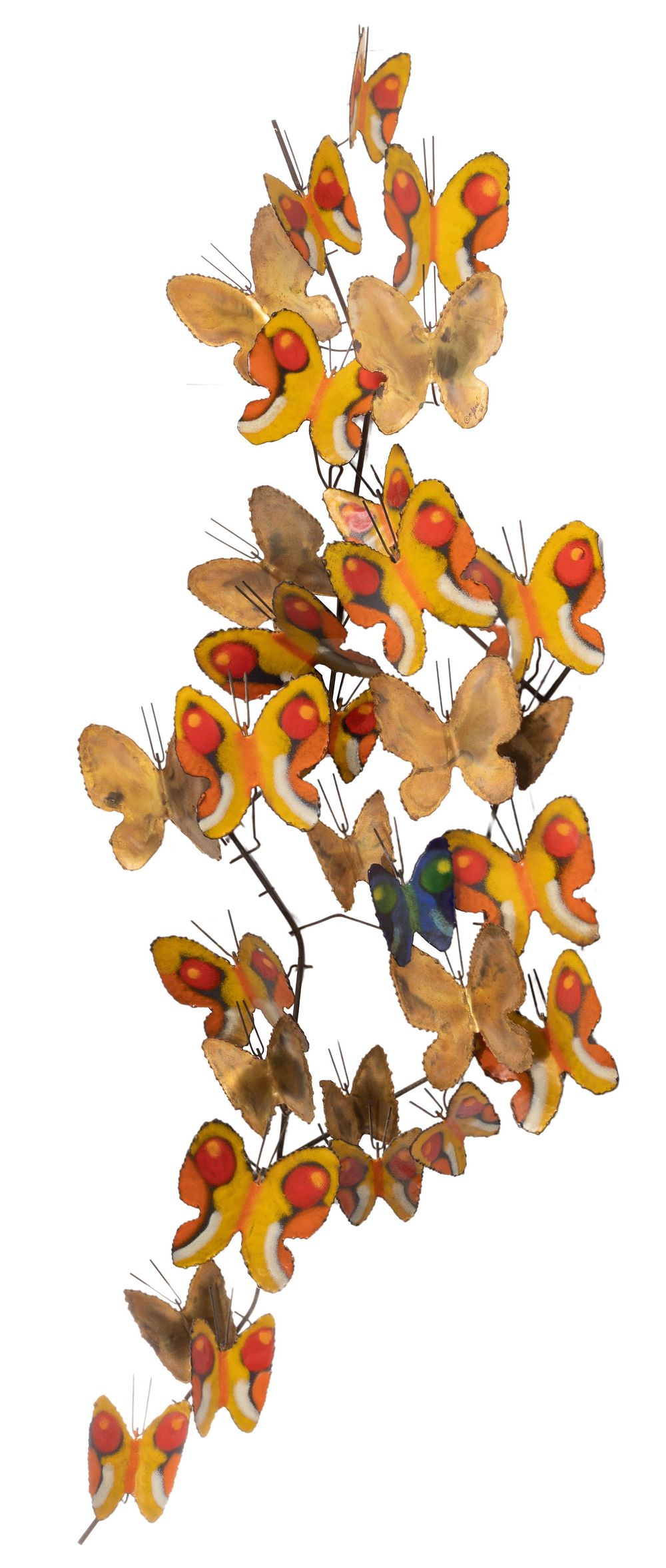 Lot 159: Curtis Jere (20th Century) Metal Wall Hanging