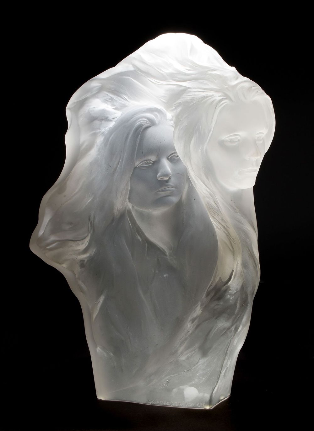 Lot 160: Frederick Hart (American, 1943-1999) 'Reflections' Acrylic Sculpture