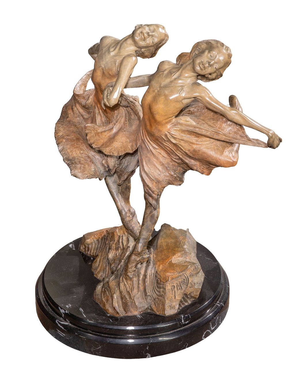 Lot 163: Richard Macdonald (American, b.1946) 'Sisters' Bronze Sculpture