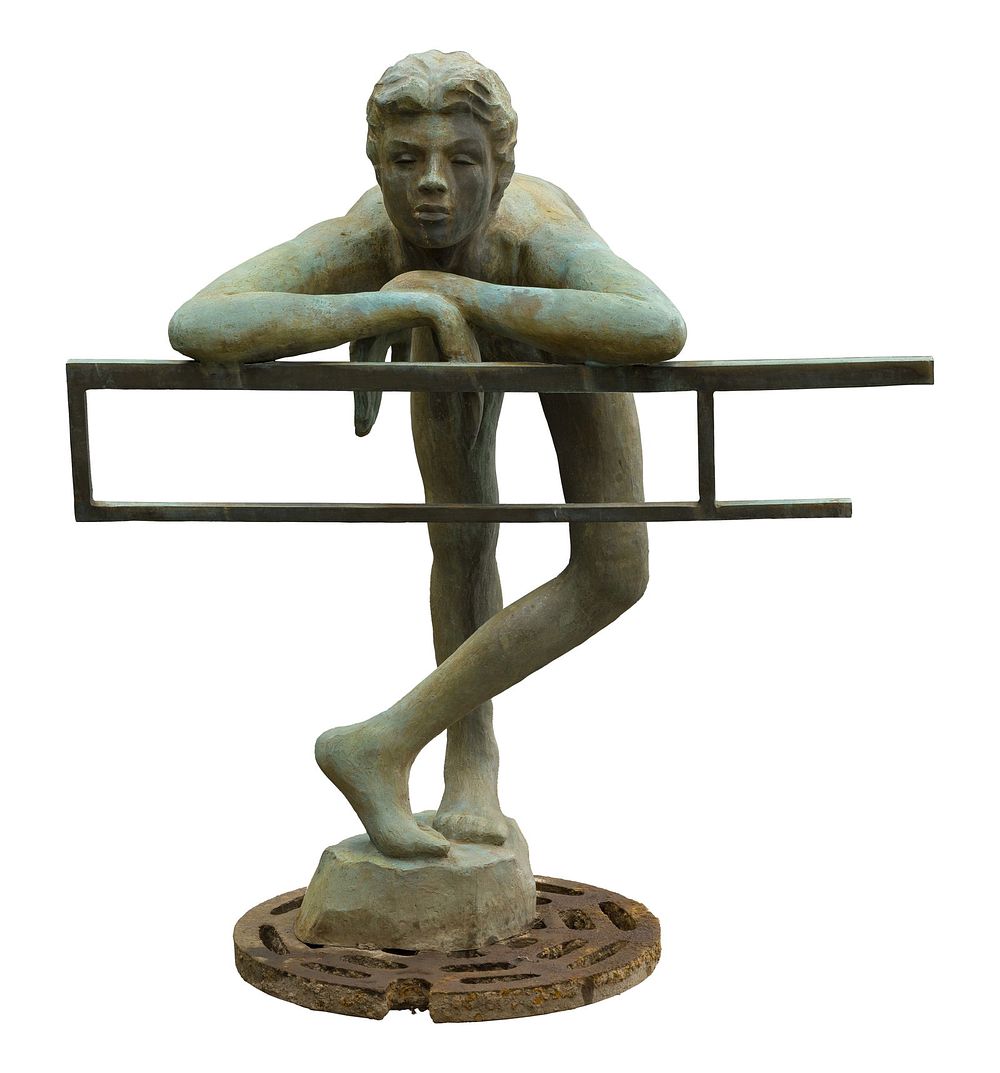 Lot 164: Victor Salmones (Mexican, 1937-1989) 'Point of View' Bronze Sculpture