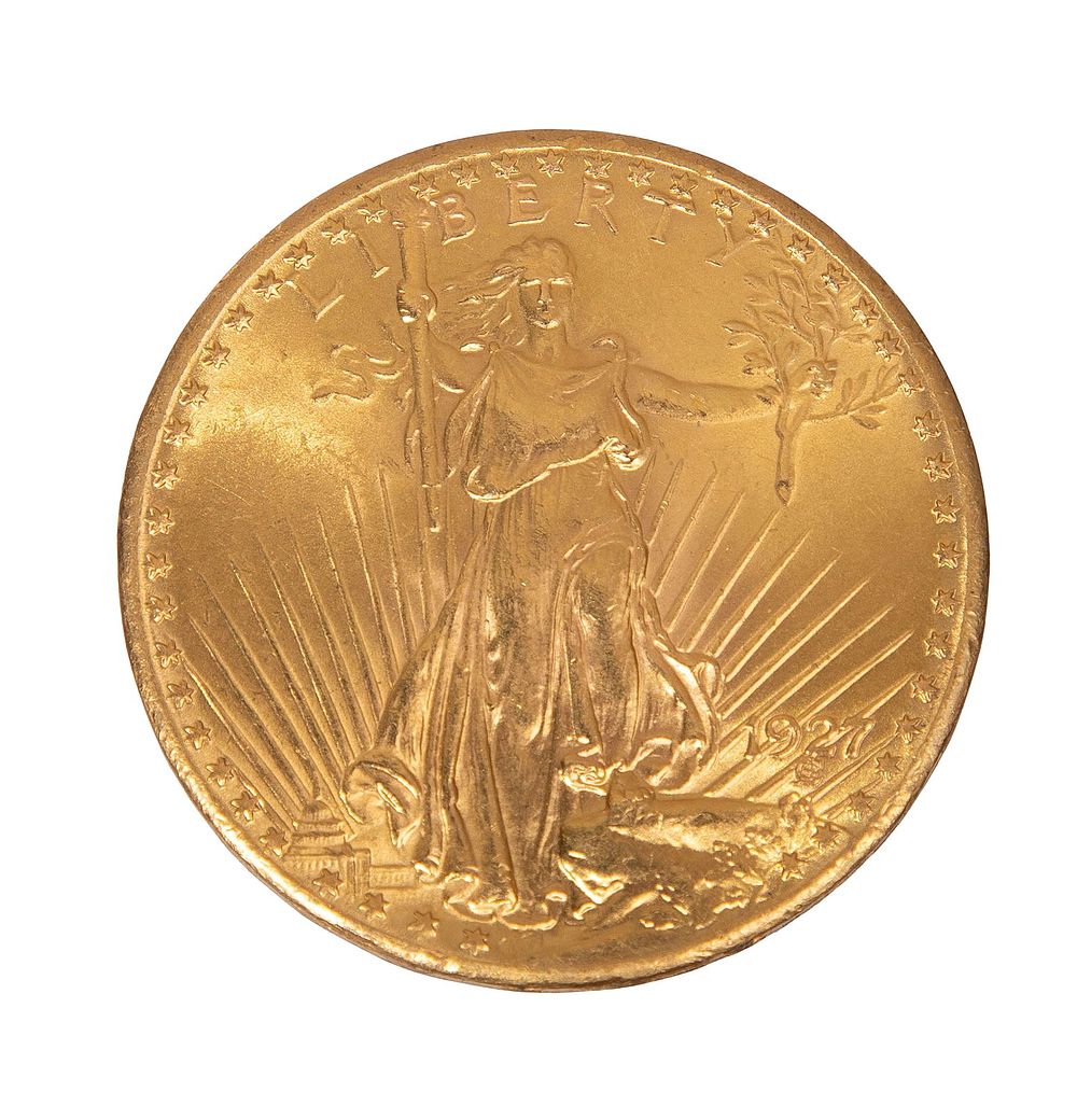 Lot 169: 1927 $20 Gold Coin