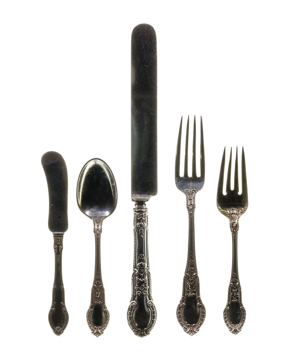 Lot 182: Gorham Tuileries Sterling Silver Flatware Service